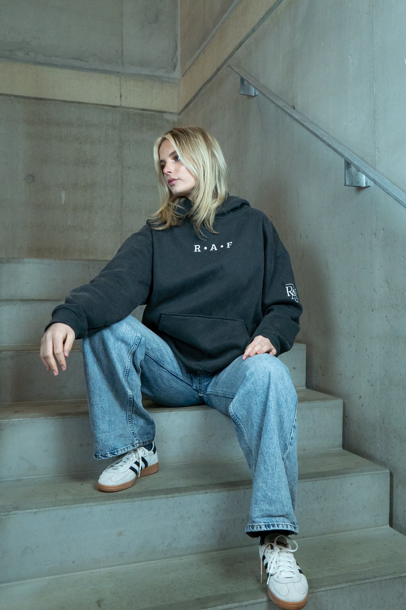 Hoodie unisexe Gris Ardoisé