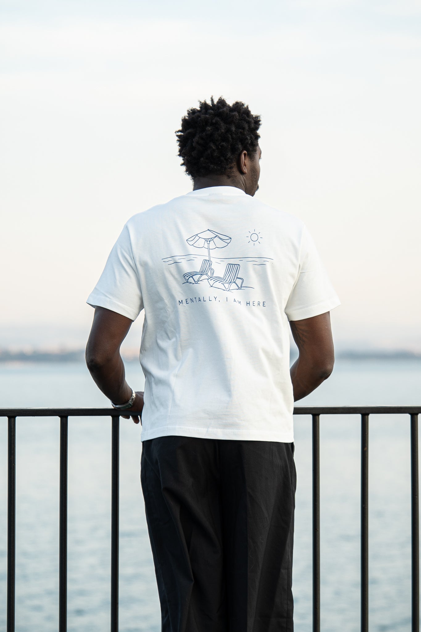 T-shirt Unisexe bleu